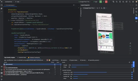Android Studio: screenshot 1