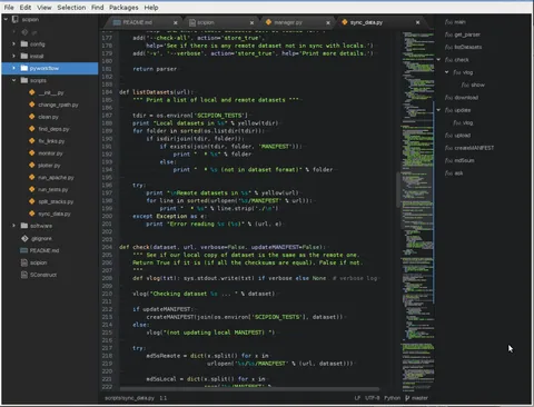 Atom: screenshot 1