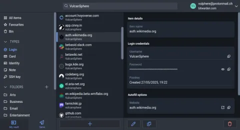 Bitwarden: ekran görüntüleri 1