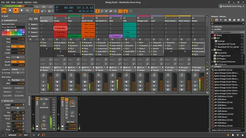 Bitwig Studio: ეკრანის სურათები 1