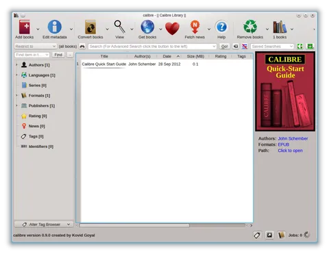 calibre: screenshots 1