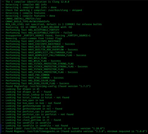 CMake: screenshots 1