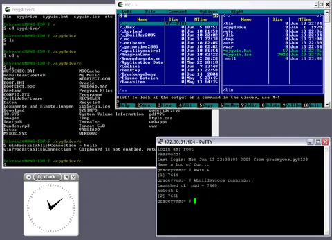Cygwin: captures de pantalla 1