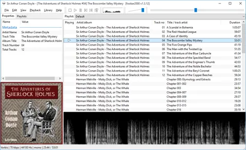 foobar2000: ekran görüntüleri 1
