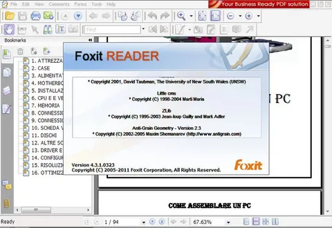 Foxit PDF Reader: ეკრანის სურათები 1