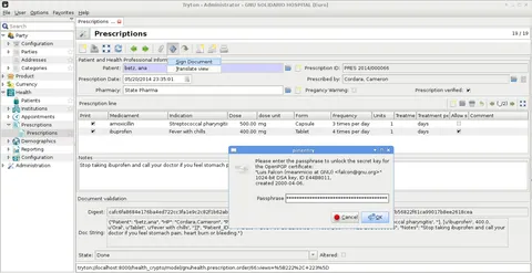 GNU Privacy Guard: captures de pantalla 1
