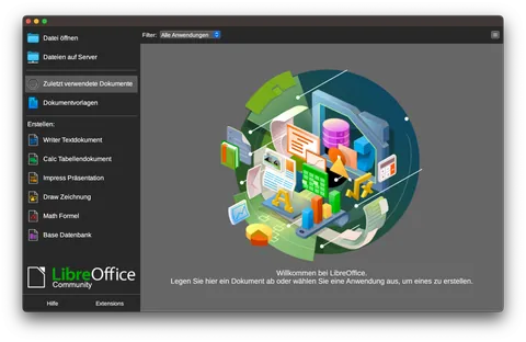 LibreOffice: captures de pantalla 1