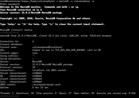 MariaDB: captures de pantalla 1