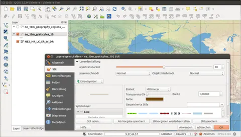 QGIS: ekran görüntüleri 1