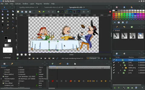 Synfig Studio: انځورونه 1