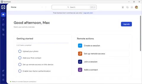 TeamViewer: ekran görüntüleri 1