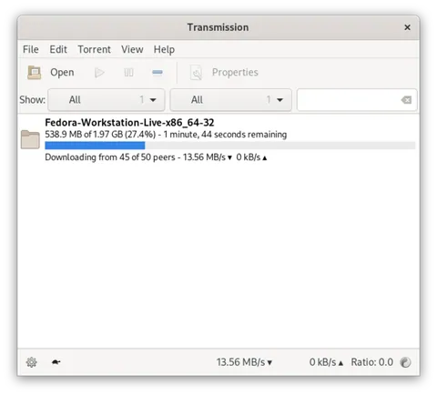 Transmission: captures de pantalla 1