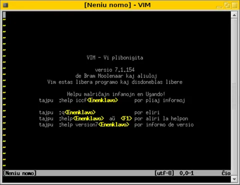 Vim: screenshots 1