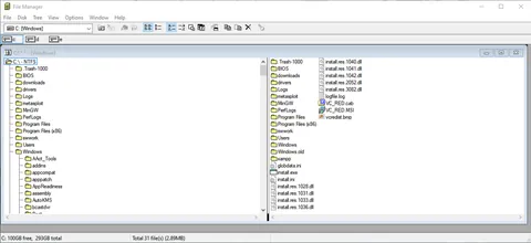 Windows File Manager: captures de pantalla 1
